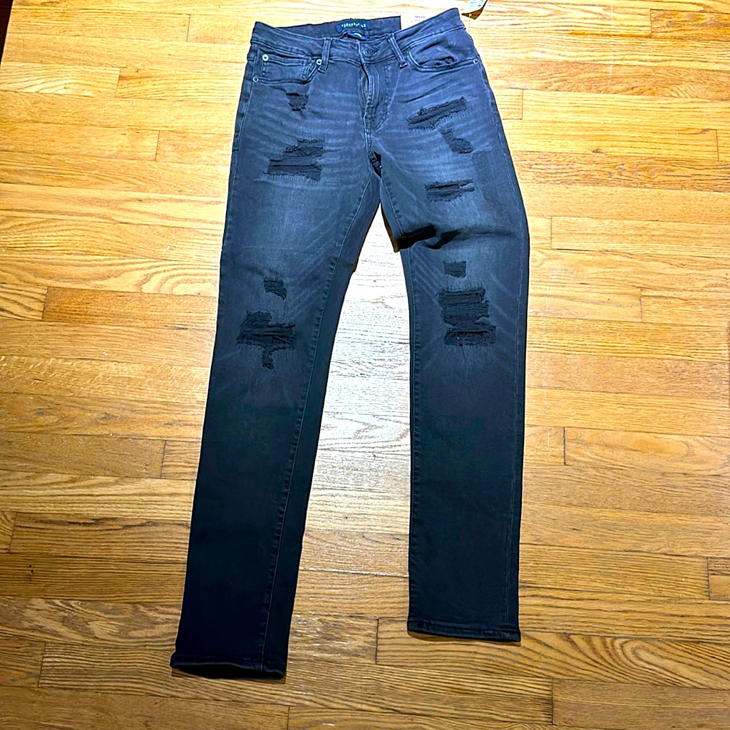 Brand New Aeropostale Men’s Skinny Jeansblacksize 29